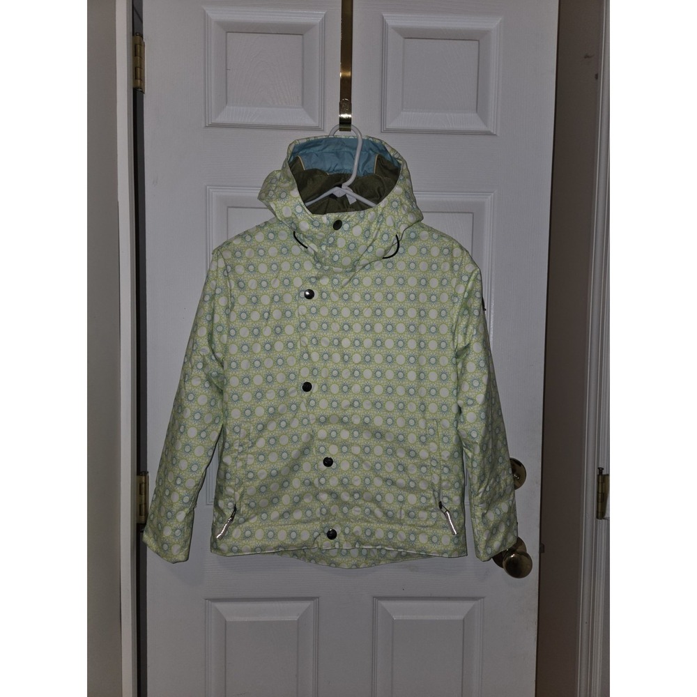 Bonfire POSIE Snowboarding Youth Hooded Zip Up Cold Weather SkiJacket Sz LG